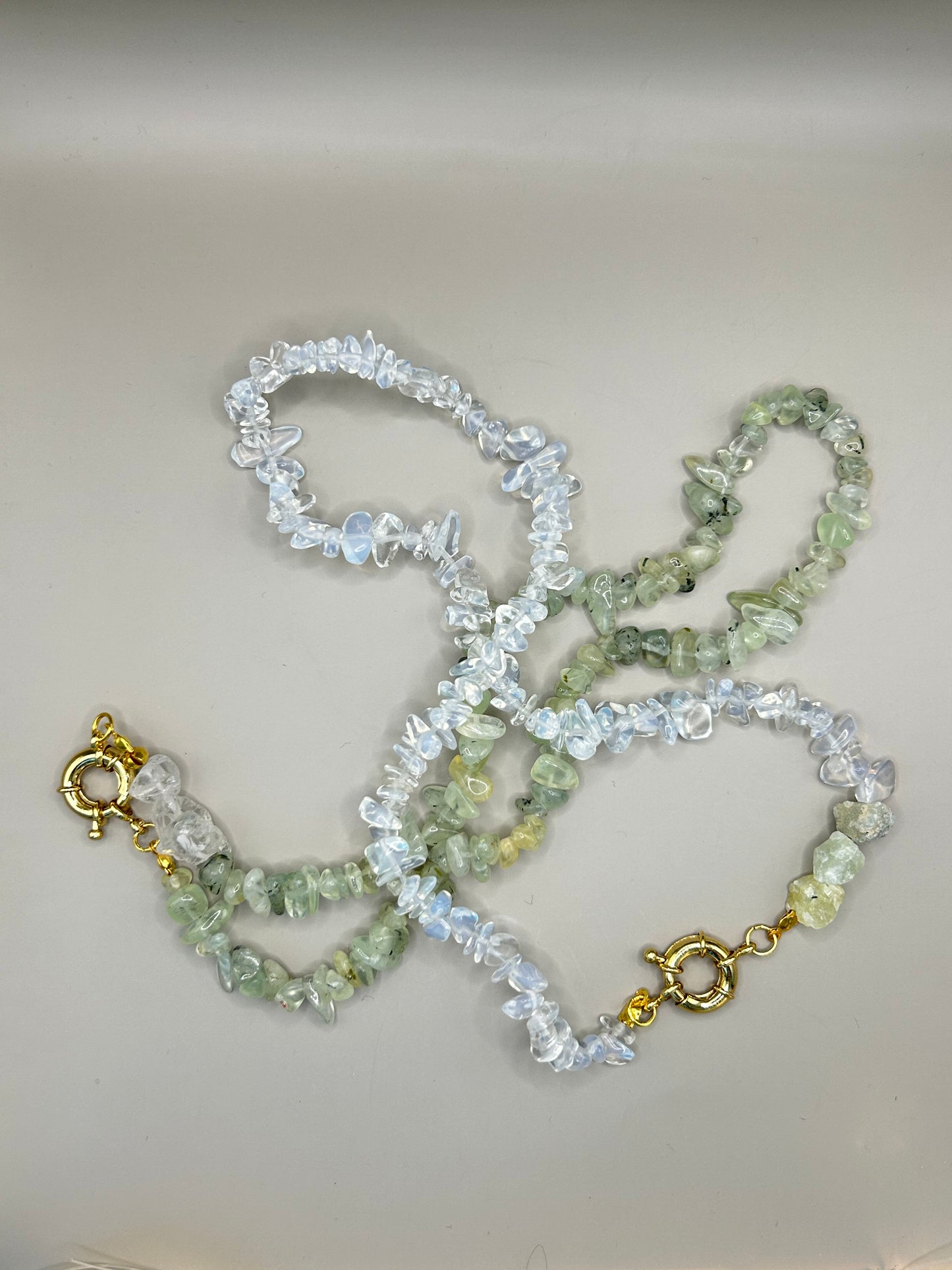 Kette Seethrough green