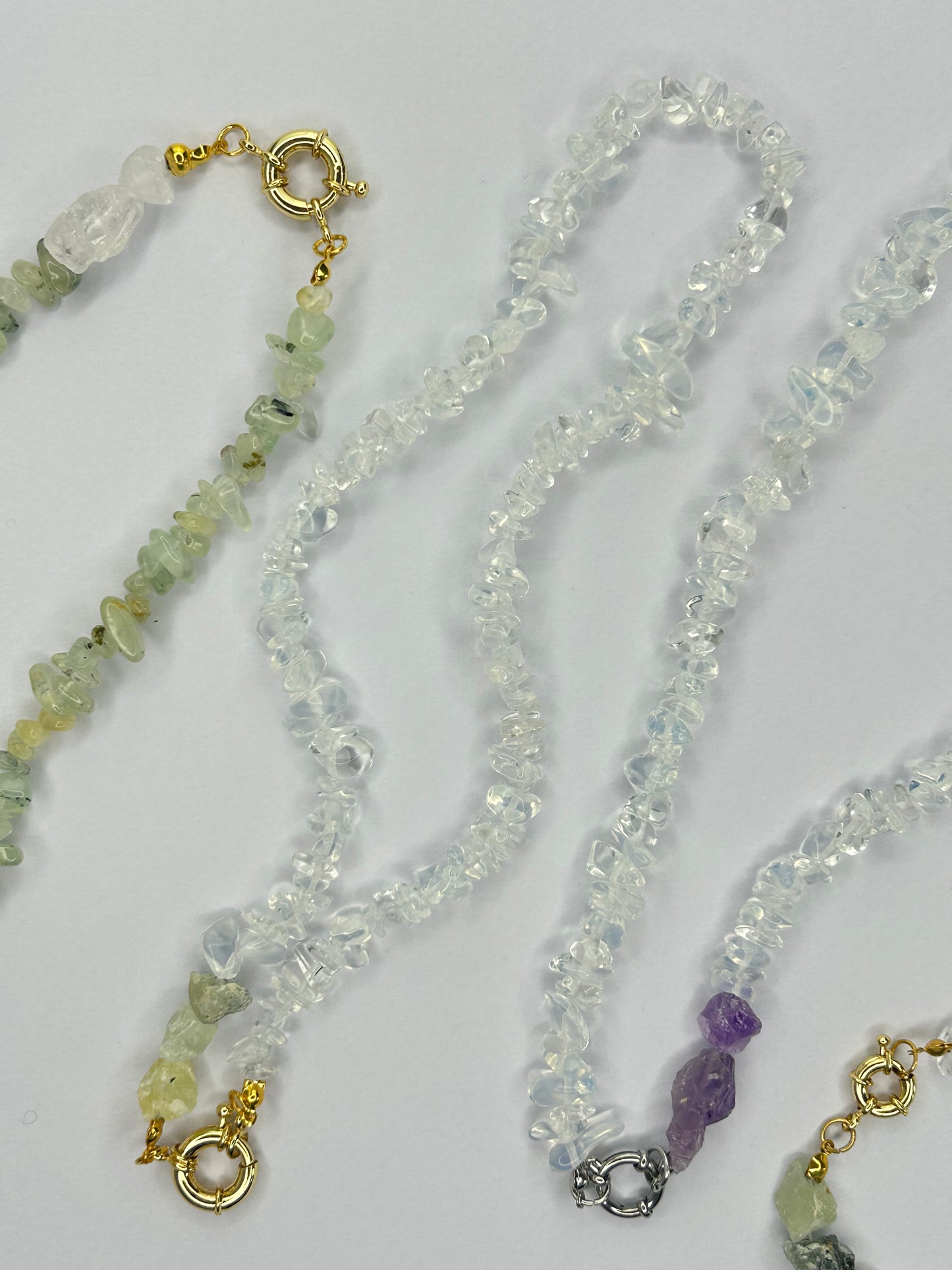 Kette Seethrough clear green