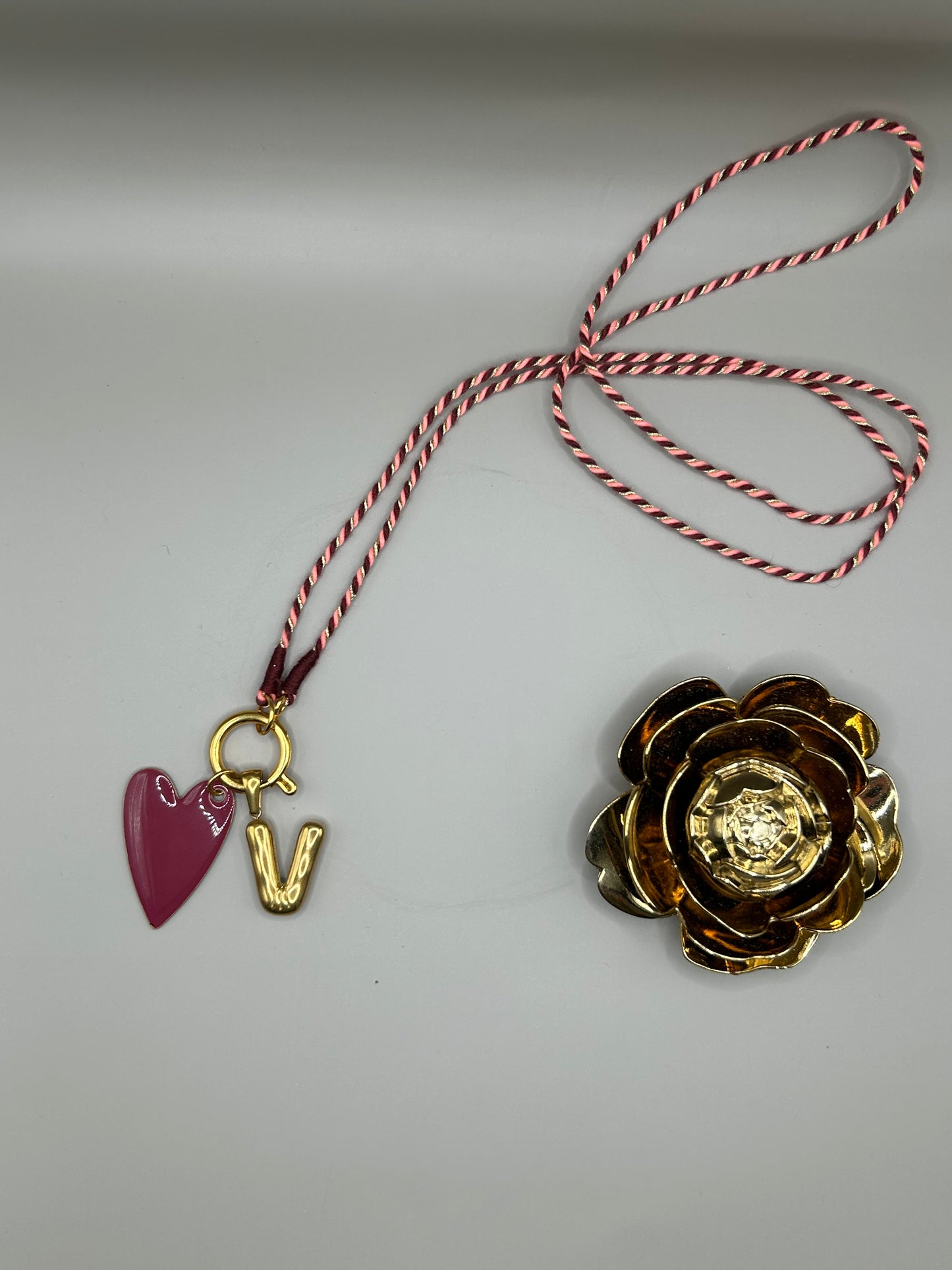 Kette Turnon (burgundy gold lachs)