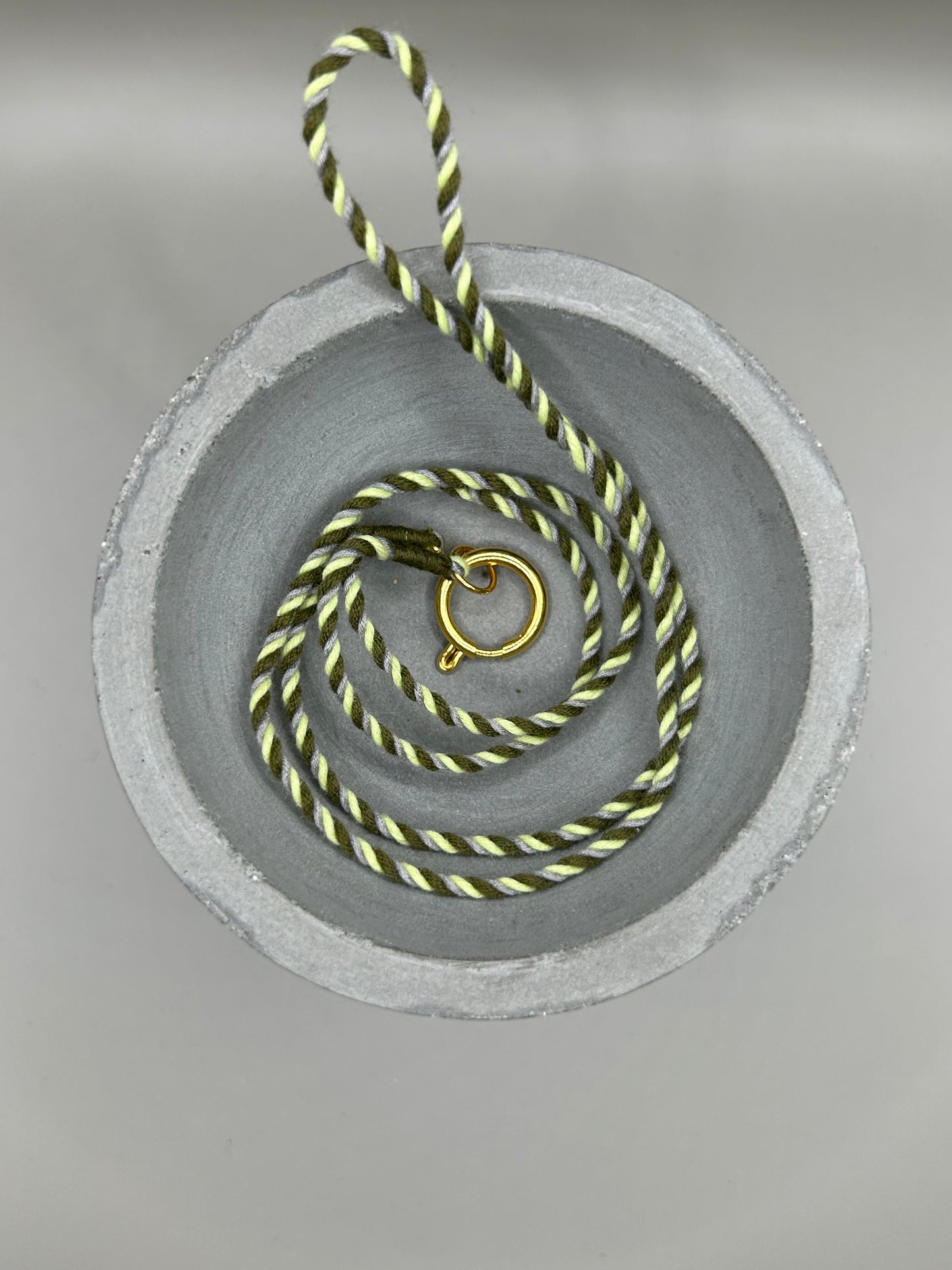 Kette Turnon (neongelb oliv silber)