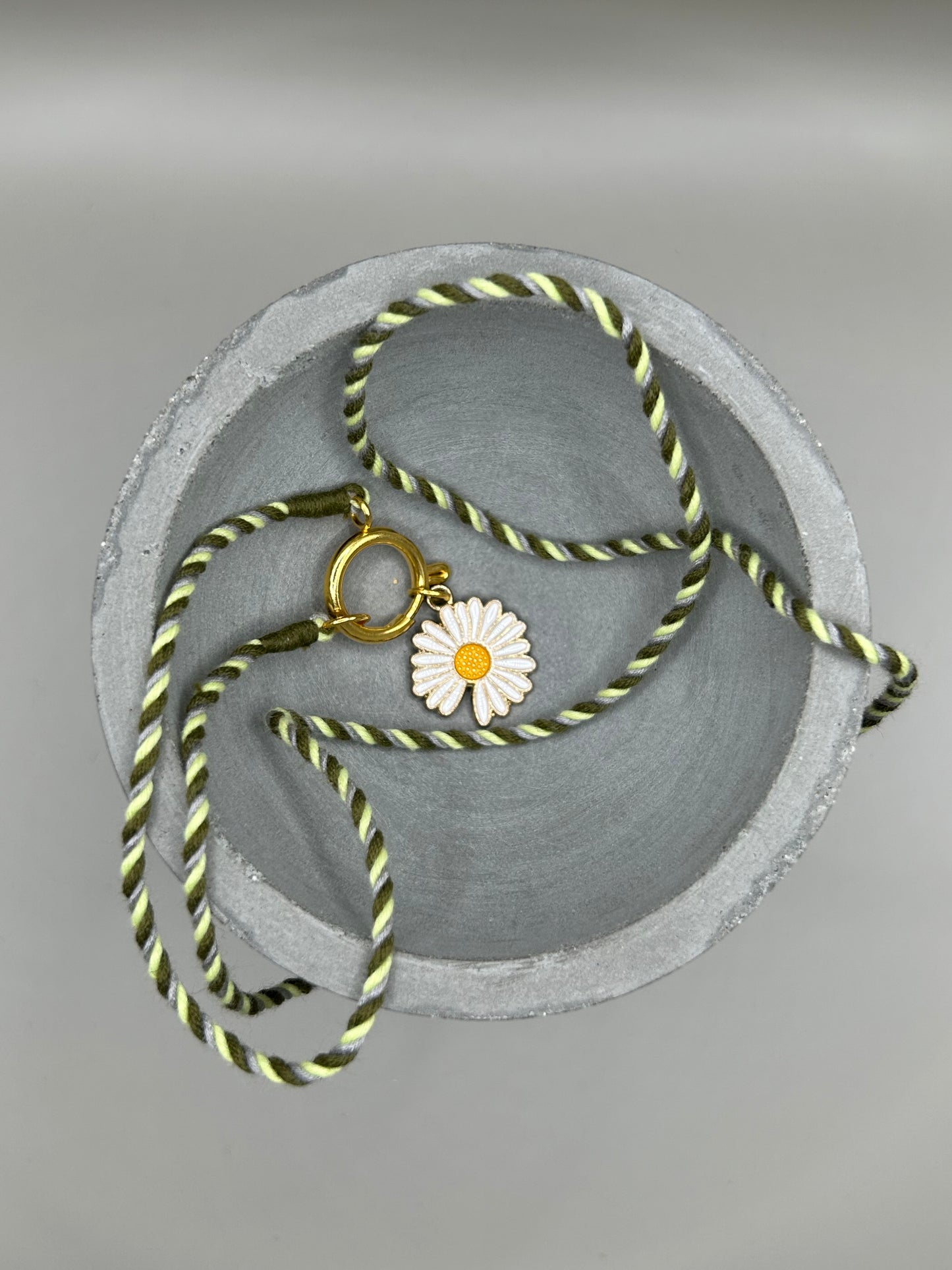 Kette Turnon (neongelb oliv silber)