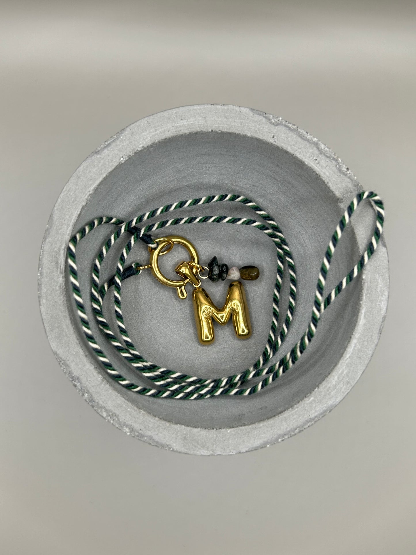 Kette Turnon (grün marine beige gold)