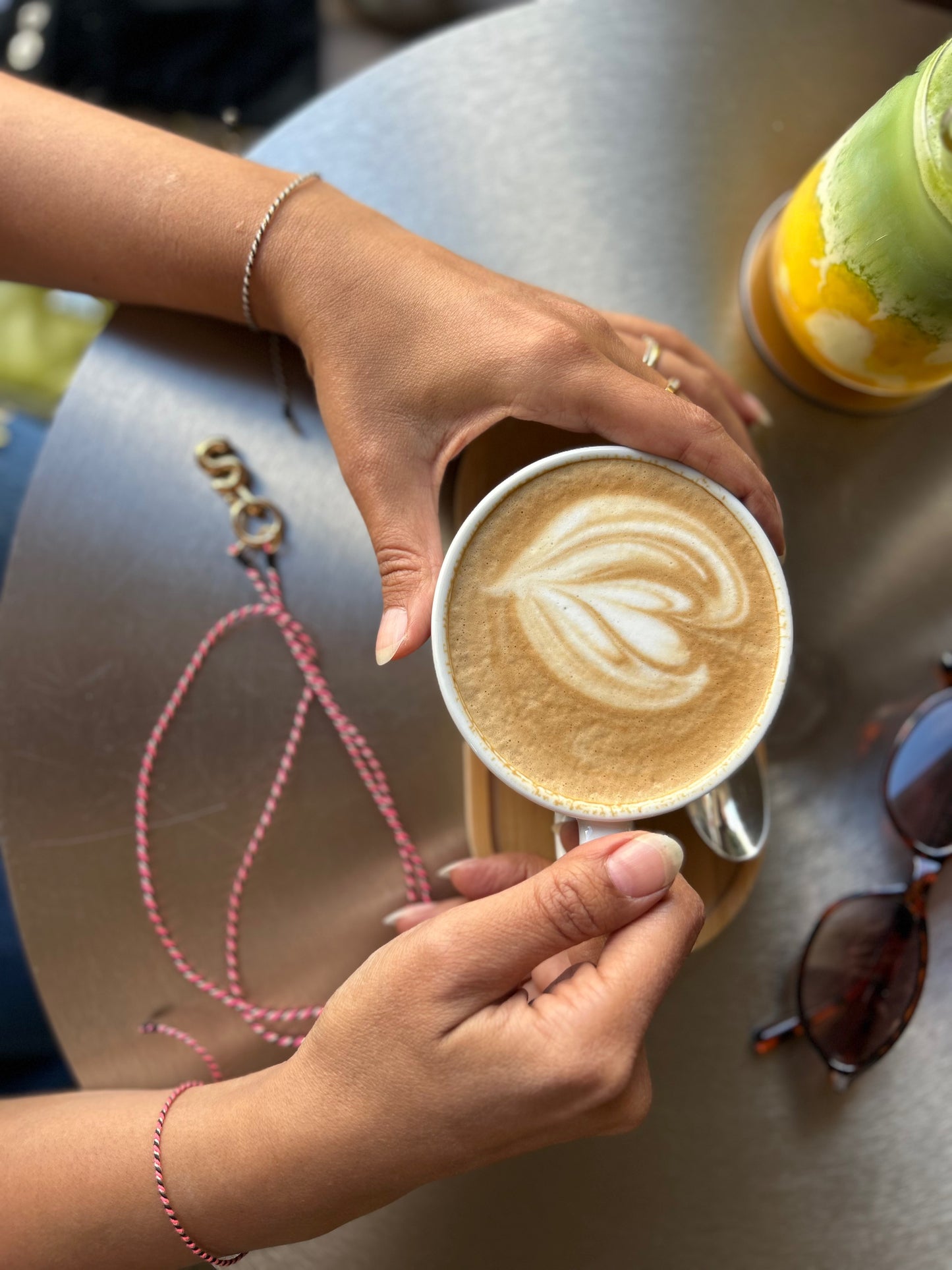 Armband Turnon (pink schwarz gold)