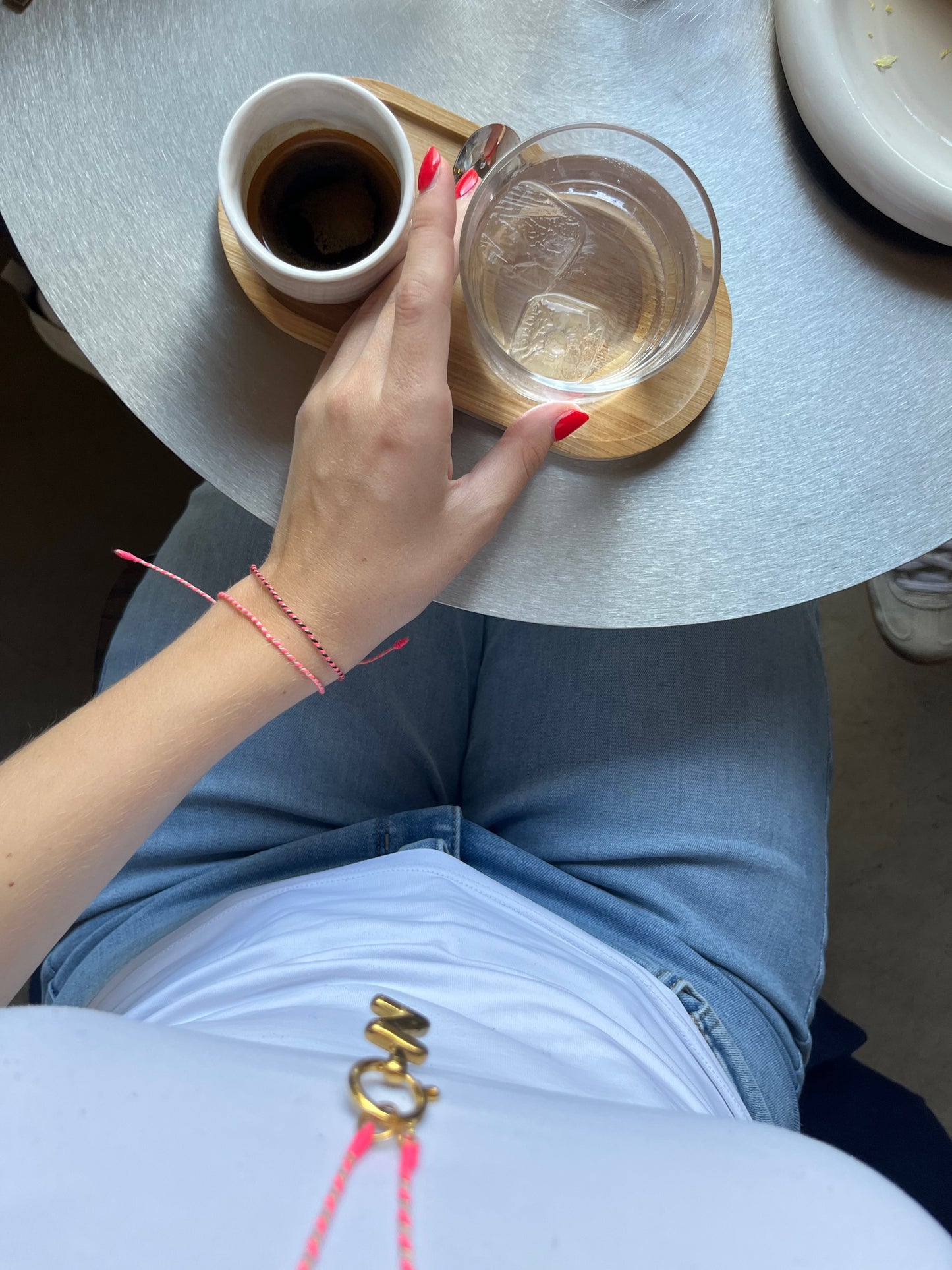 Armband Turnon (pink schwarz gold)